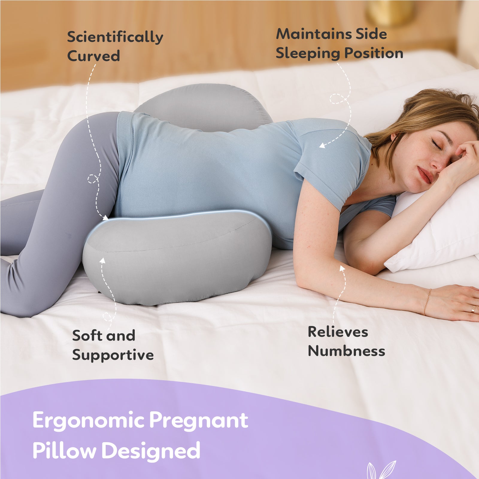 Pregnancy sleeping outlet pillow