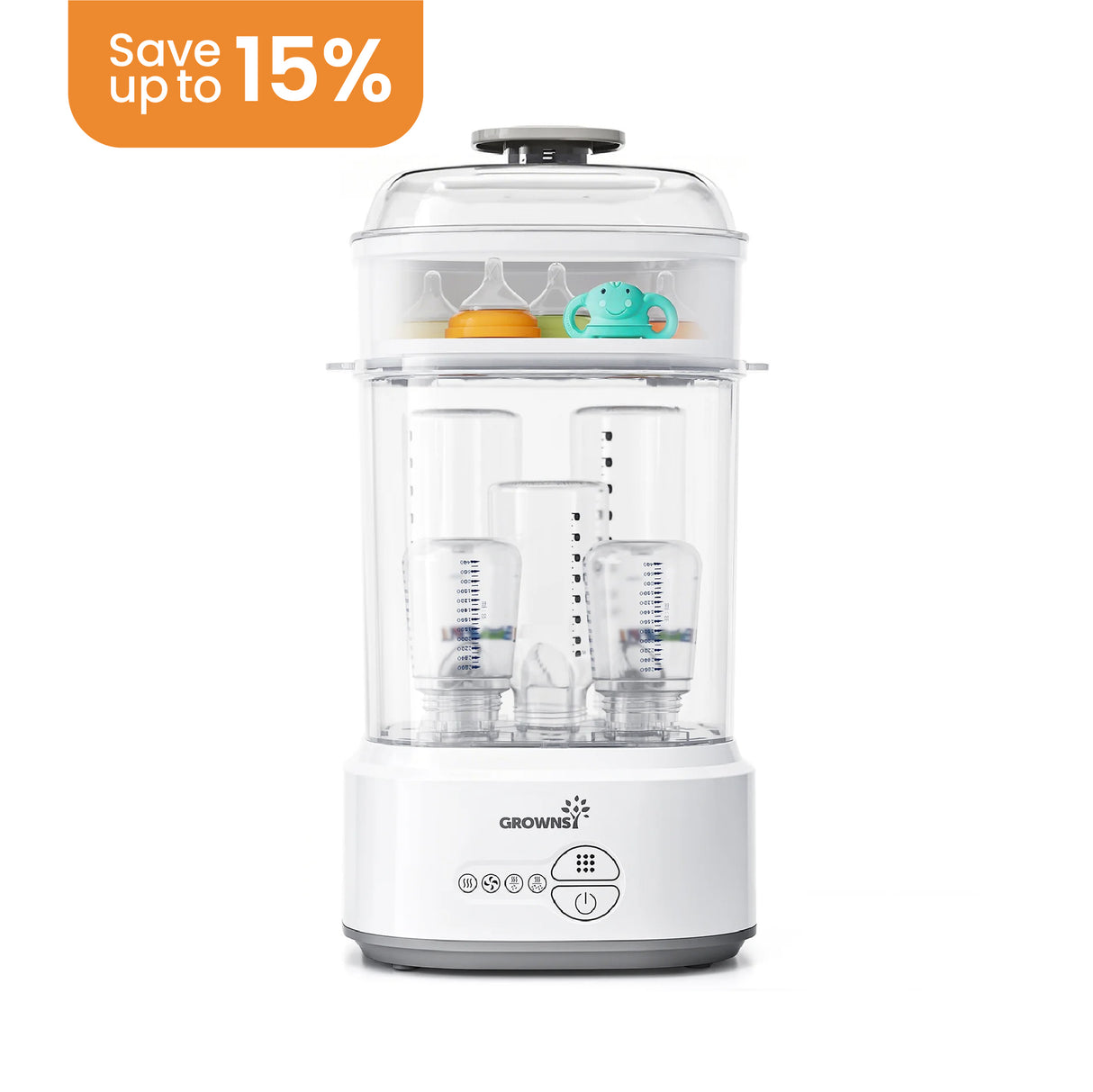 Compact Electric Bottle Sterilizer and Dryer