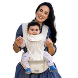 Grownsy 3D Knit Baby Carrier with Hipseat, Ultra Breathable, Flexible Fit, Safety Certified, Plus Size Friendly, Ideal for Comfortable Baby Wearing, Newborn to Toddler 7-50lbs