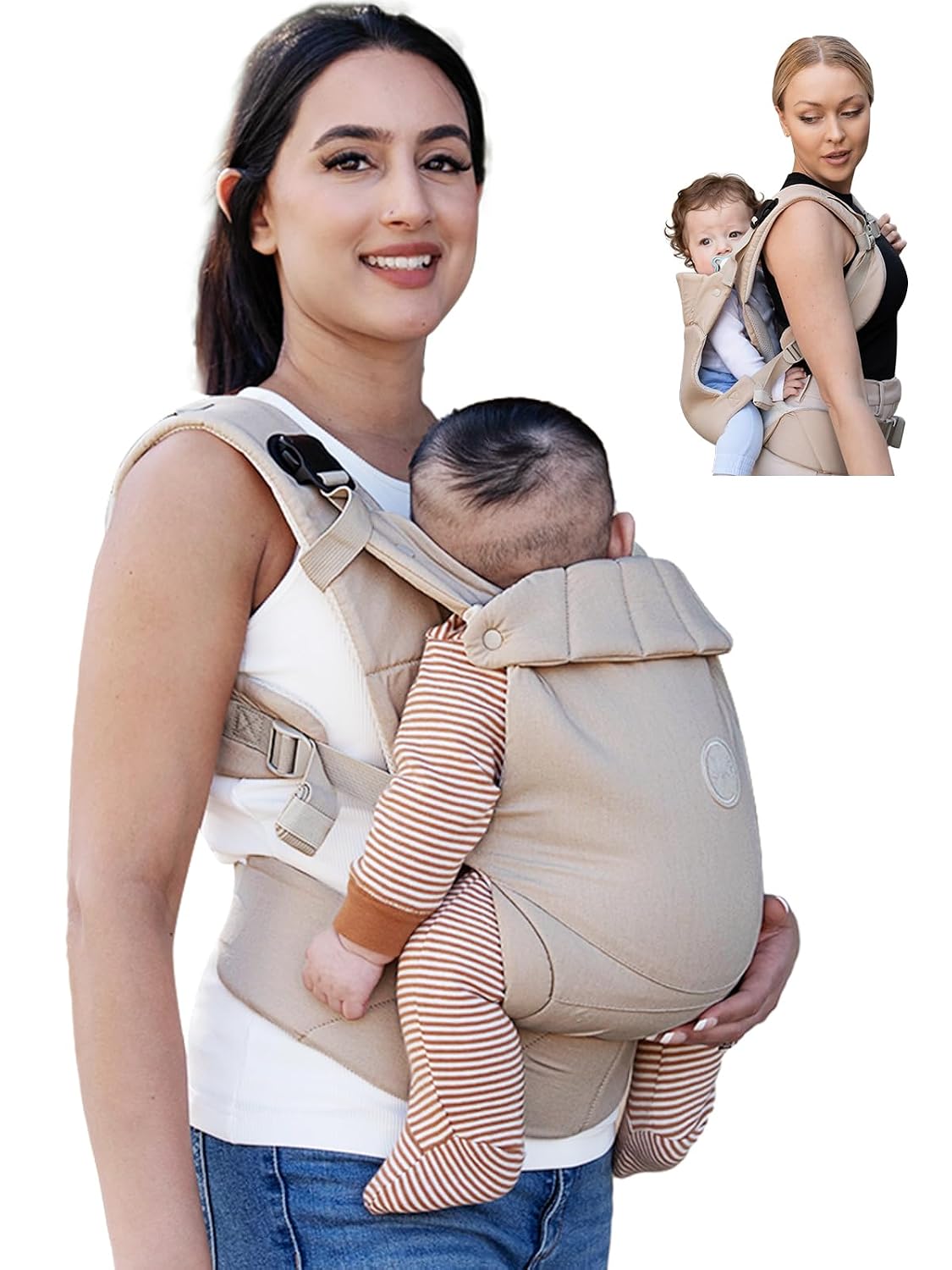 Breathable Baby Carrier Wrap for 7–44 lb