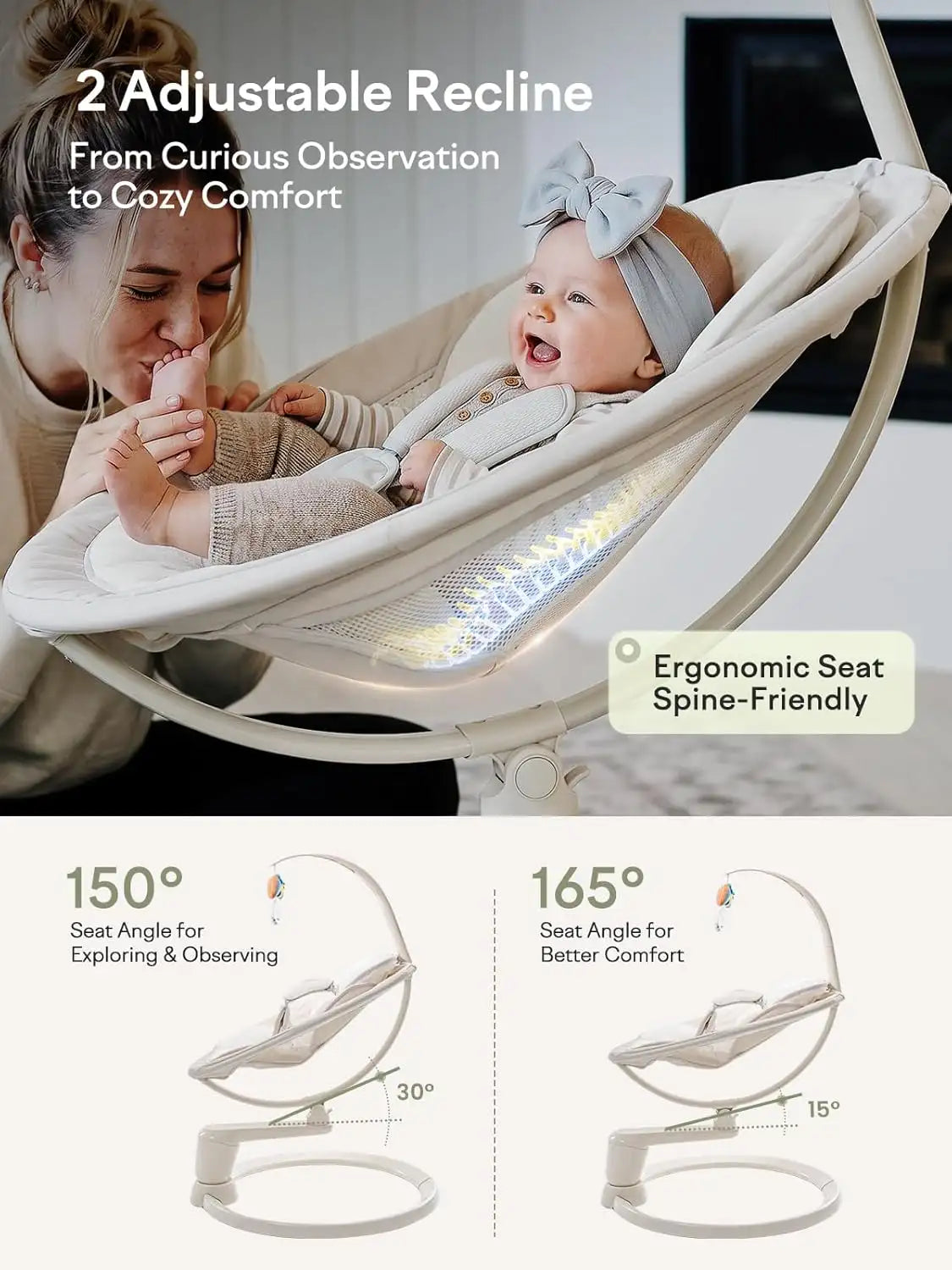 Baby Swing Chair & Rocker for Infants