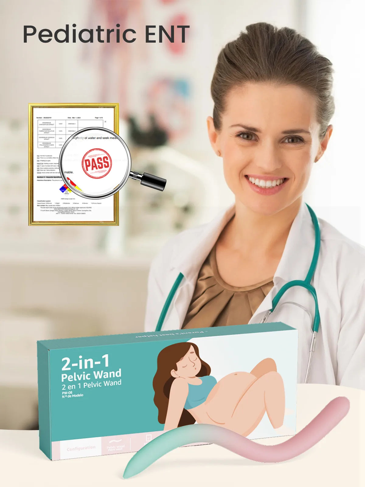 Perineal Massage & Pelvic Floor Wand for Labor & Postpartum Recovery