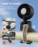 GROWNSY Portable Baby Stroller Fan, Clip-On Rechargeable