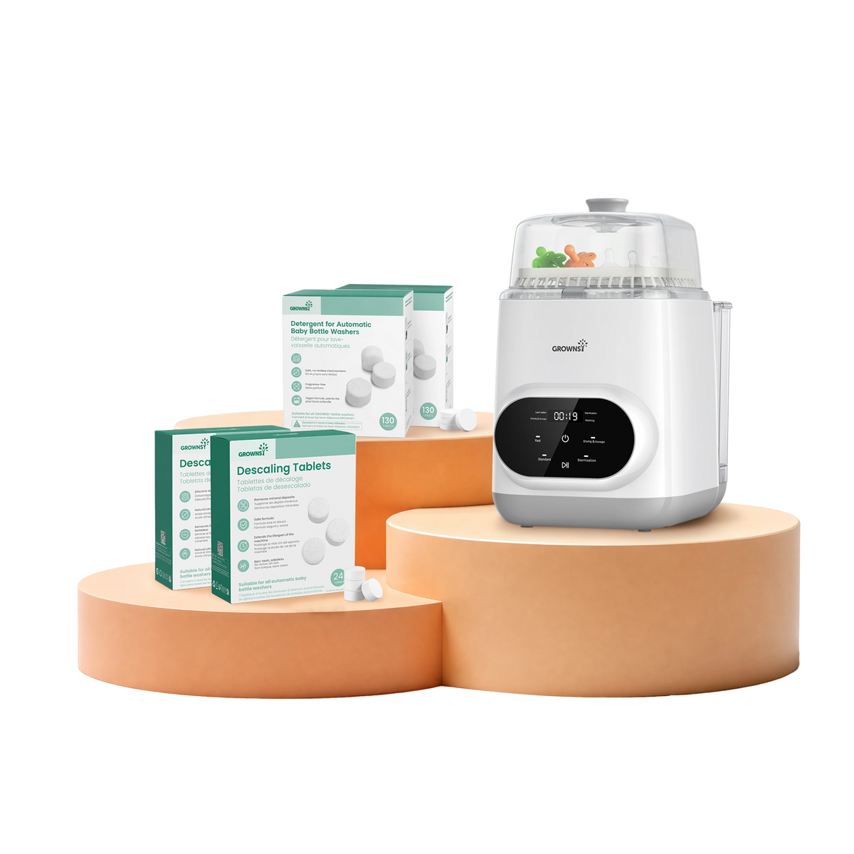 4-in-1 Bottle Washer Combo (2-Month Supply)