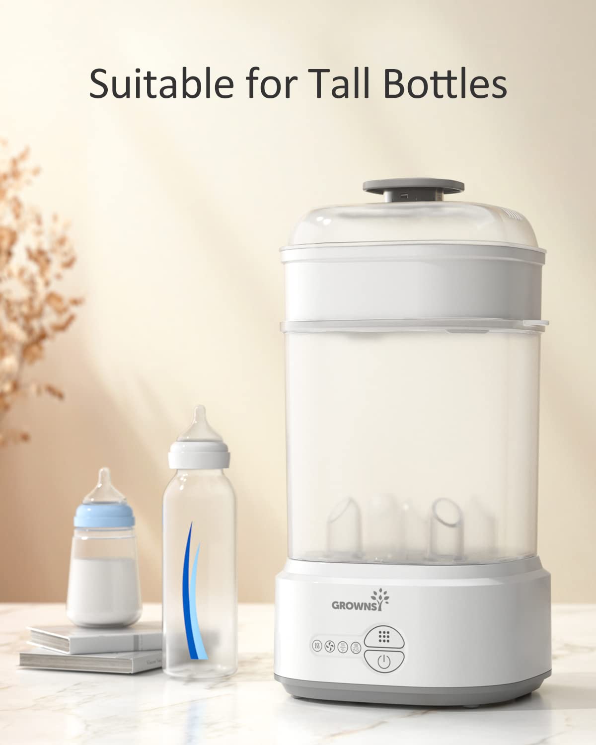 Compact Electric Bottle Sterilizer and Dryer