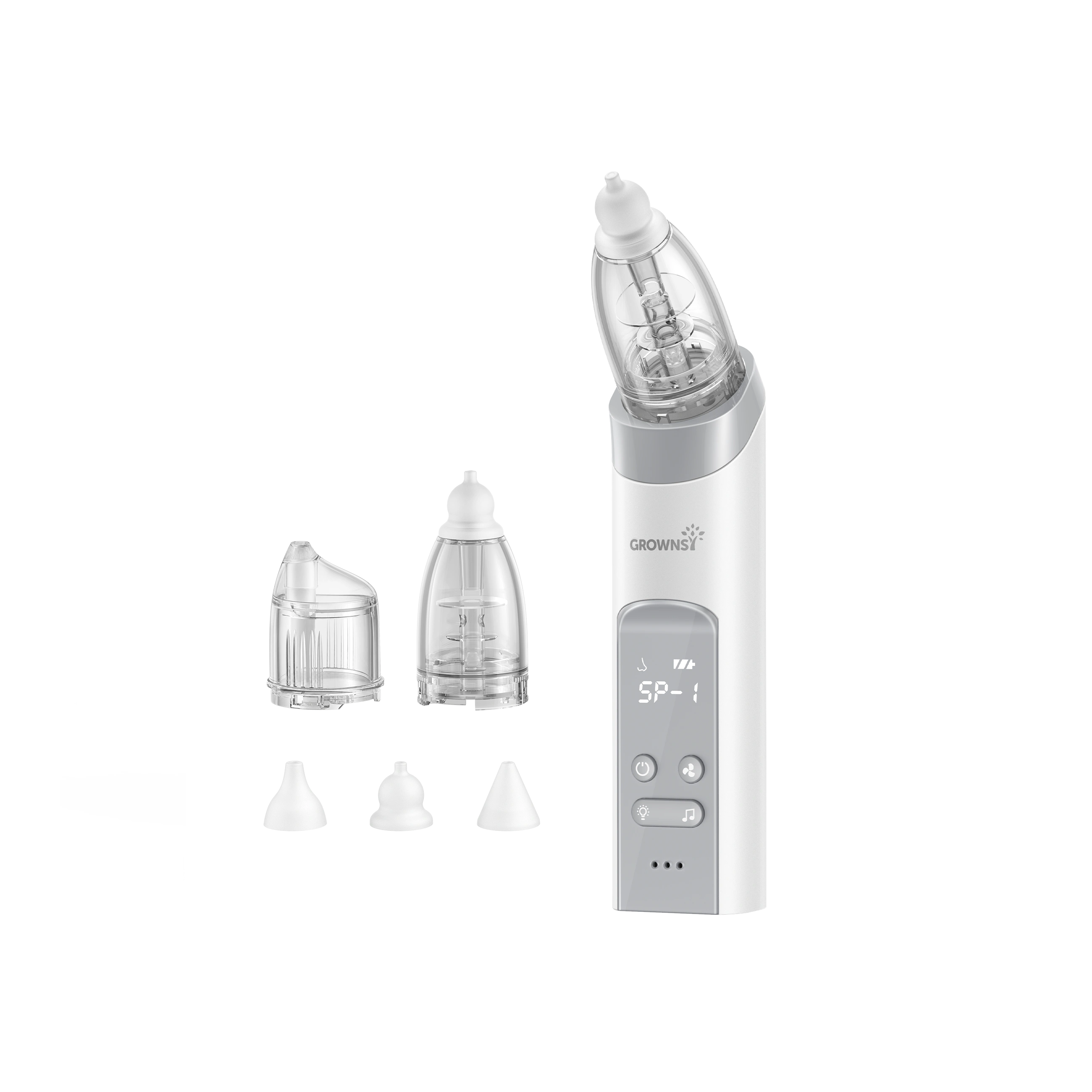 Hospital-Grade Electric Nasal Aspirator with Soft Tips