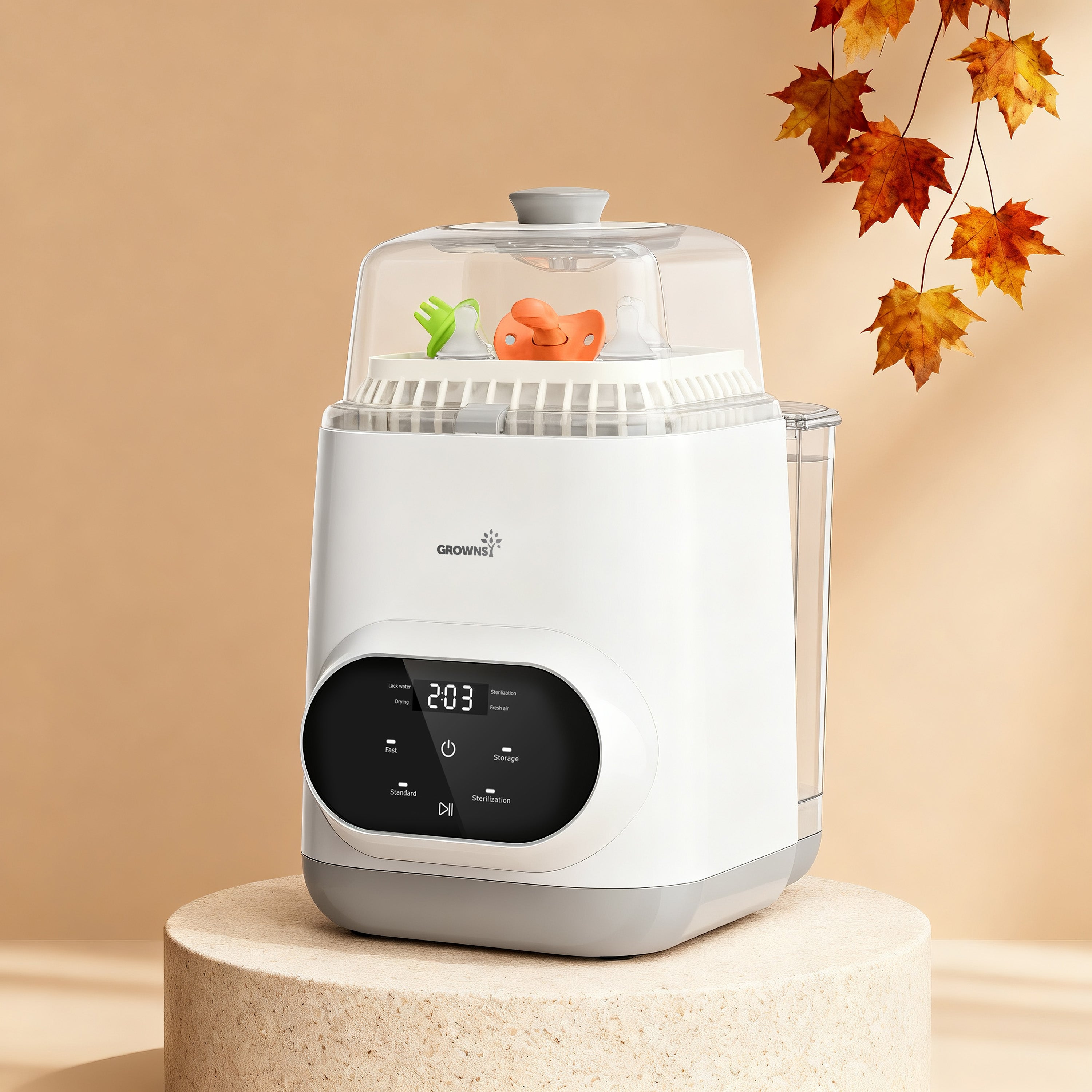 Automatic Baby Bottle Washer Sterilize Dry – GROWNSY