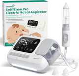 Grownsy Electric Nasal Aspirator for Baby, Baby Nose Sucker with Hospital-Grade Suction, One-Touch Boost Mode, Large 70ml Collection Chamber, Smart Soothing System with 18 Sounds & 4-Mode Light