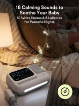 Grownsy Electric Nasal Aspirator for Baby, Baby Nose Sucker with Hospital-Grade Suction, One-Touch Boost Mode, Large 70ml Collection Chamber, Smart Soothing System with 18 Sounds & 4-Mode Light