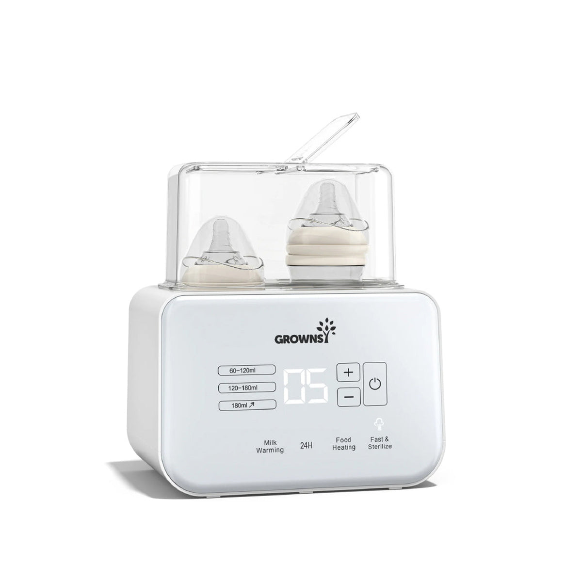 Baby Bottle Warmer | Fast Heat, Sterilize & Timer – GROWNSY