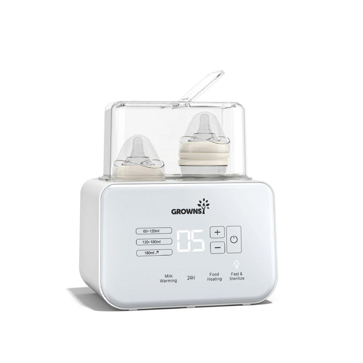 8-in-1 Baby Bottle Warmer, Fast Heating with Timer