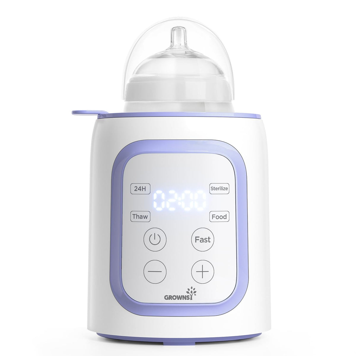 Parent's Choice Bottle Warmer with Timer, purple.
