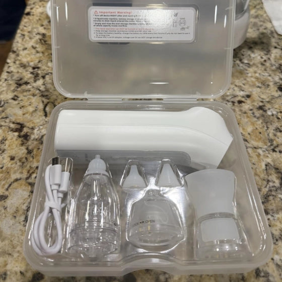SniffEase Spa 3-in-1 Electric Nose Sucker with Spray and Micro-Mist
