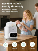 Baby Bottle Washer: Cleaner, Sterilizer and Dryer