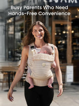 Breathable Baby Carrier for Newborn to Toddler (7–44lbs)