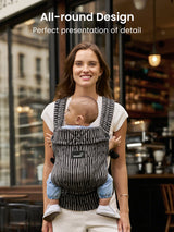 Ergonomic Baby Carrier for Newborn to Toddler with Head Support