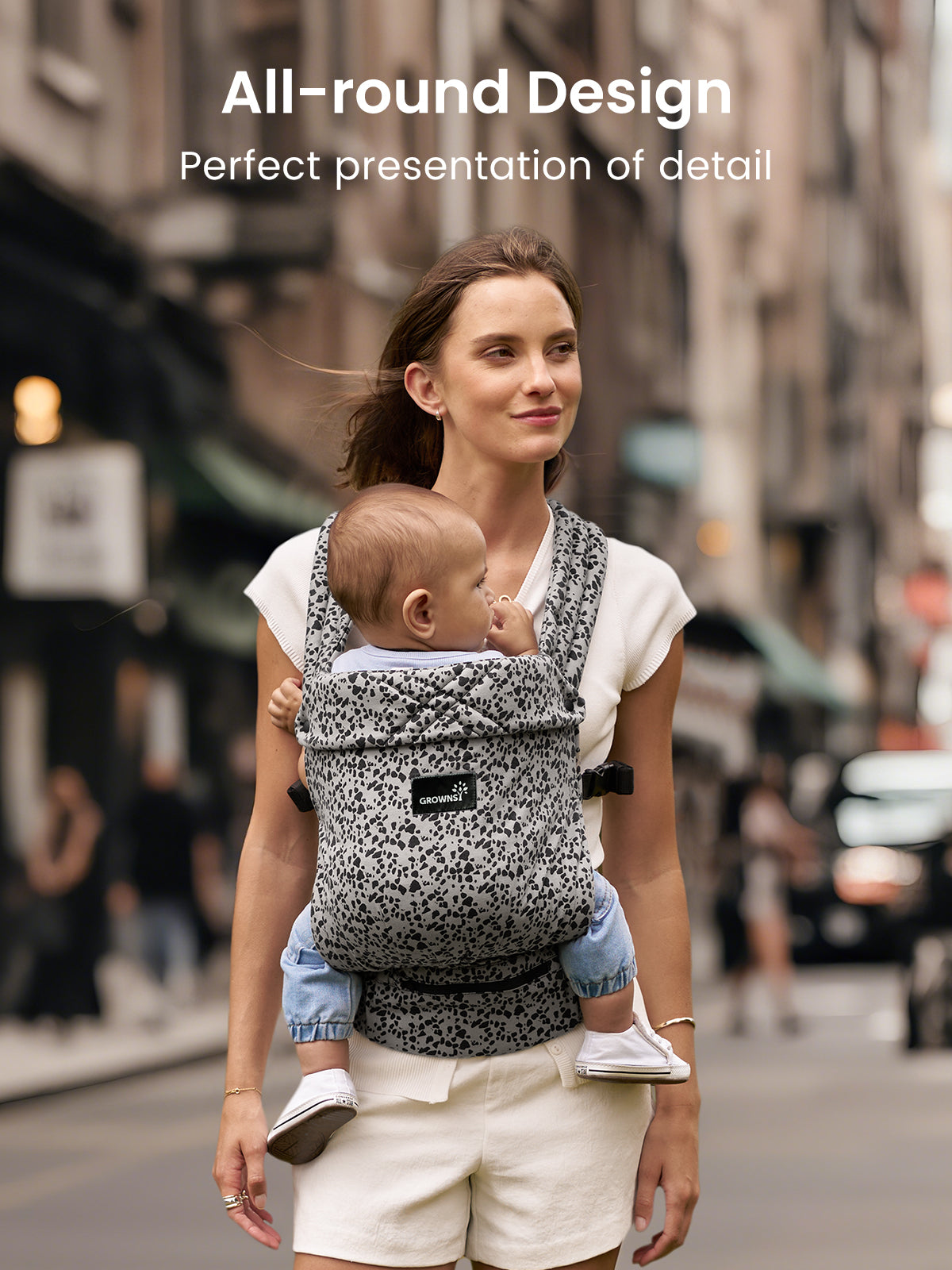 Ergonomic Baby Carrier for Newborn to Toddler with Head Support