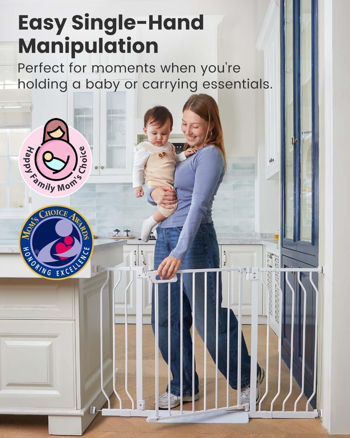 GROWNSY Baby Gate for Stairs