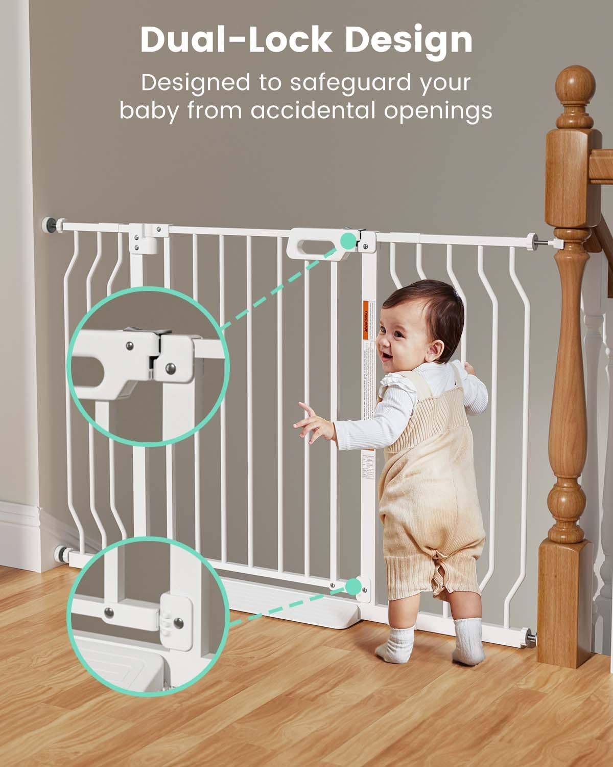 GROWNSY Baby Gate for Stairs
