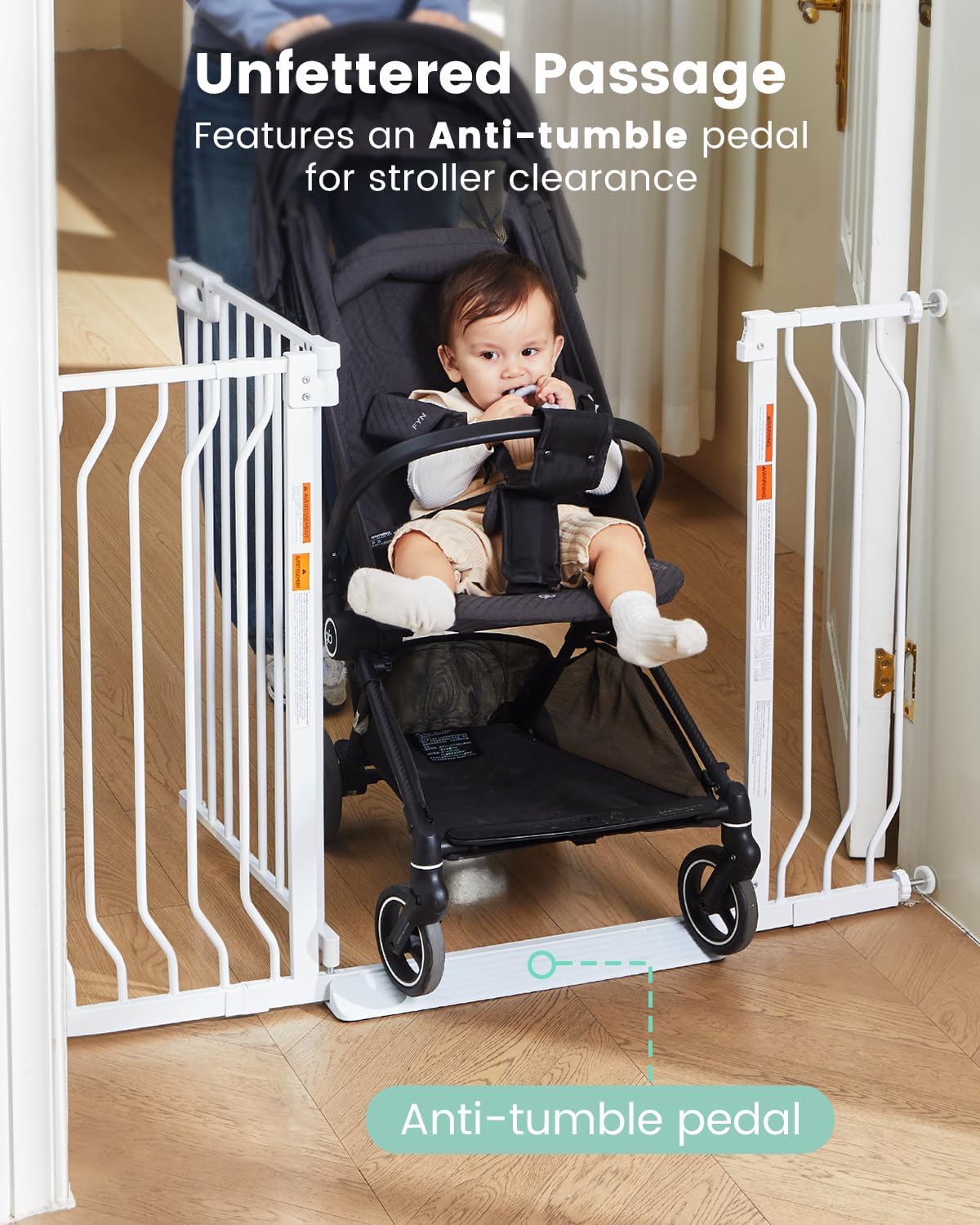 GROWNSY Baby Gate for Stairs