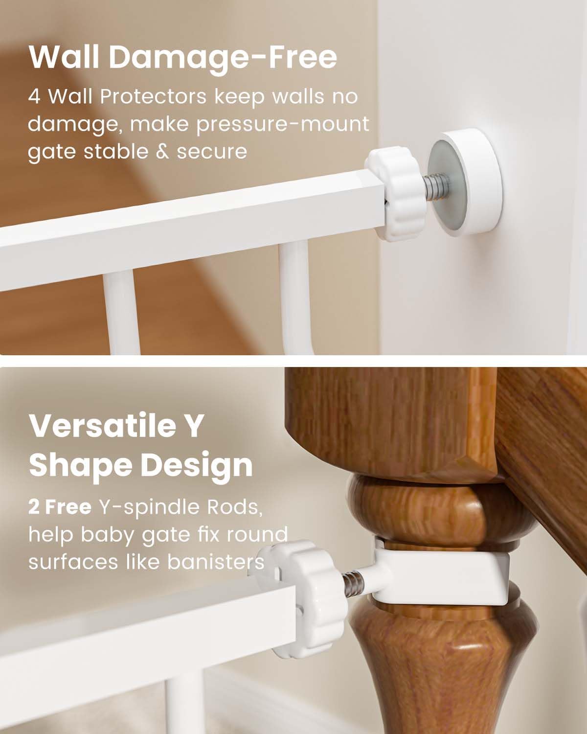 GROWNSY Baby Gate for Stairs