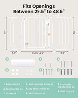 GROWNSY Baby Gate for Stairs
