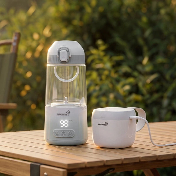 Portable Bottle Warmer & UV Pacifier Sanitizer Combo