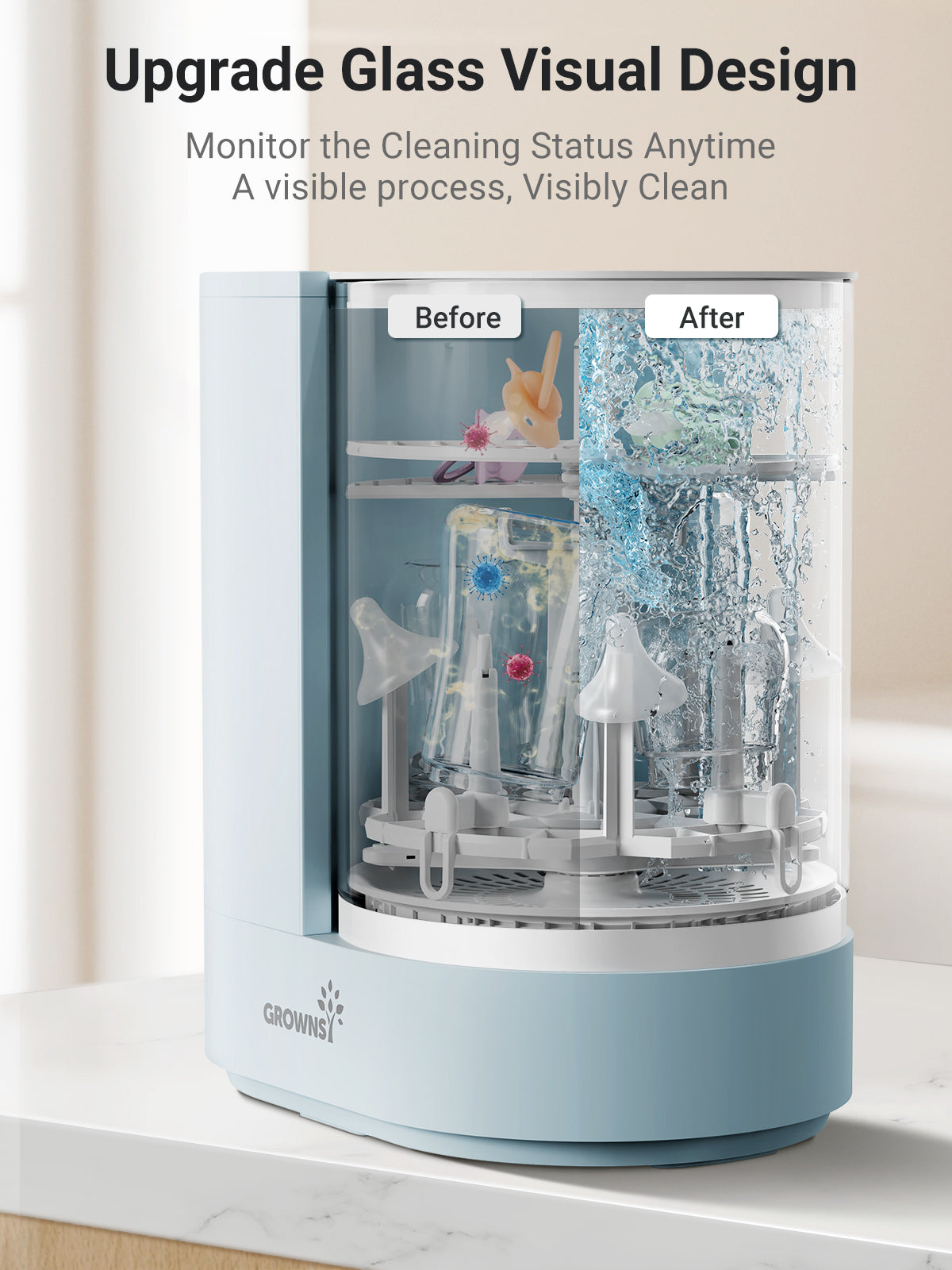 All-in-One Bottle Cleaner, Sterilizer, and Dryer for Bottles, Pump Parts, and Pacifiers