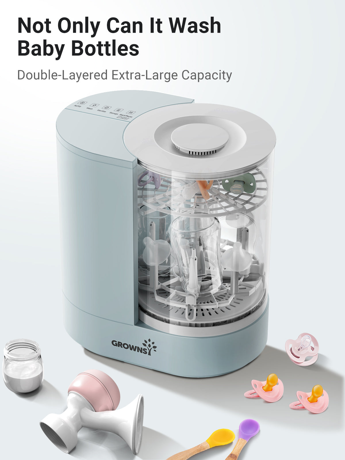 All-in-One Bottle Cleaner, Sterilizer, and Dryer for Bottles, Pump Parts, and Pacifiers