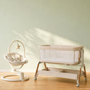 Baby Swing Rocker & Bedside Bassinet Bundle – Newborn Sleep Set