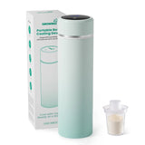 Grownsy Portable Baby Formula Bottle Maker, Rapid Cooling in 3 Min, Pure Physical Cooling, No Power Needed, Smart Color Temp Display, Travel & Night Feeding Essential, Includes Formula Dispenser,Green
