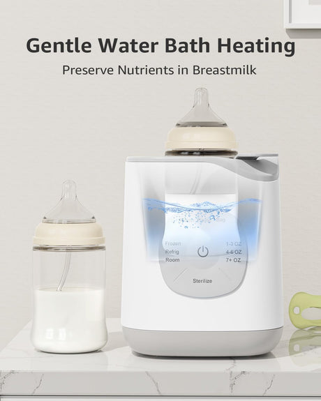 grownsy n9 bottle warmer water bath heating