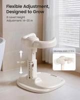 GROWNSY Baby Bath Stand, Foldable Baby Shower Stand for Infants and Toddlers (6-36 Months)