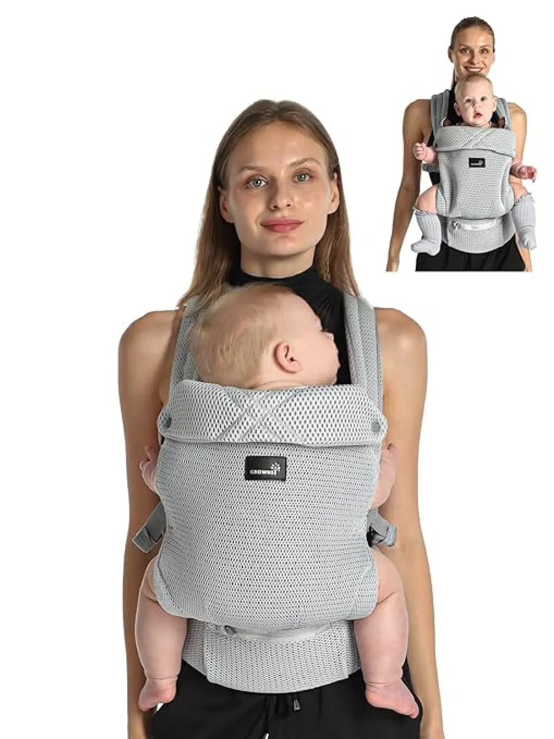 Grownsy Easy-Breezy Cozy Baby Carrier