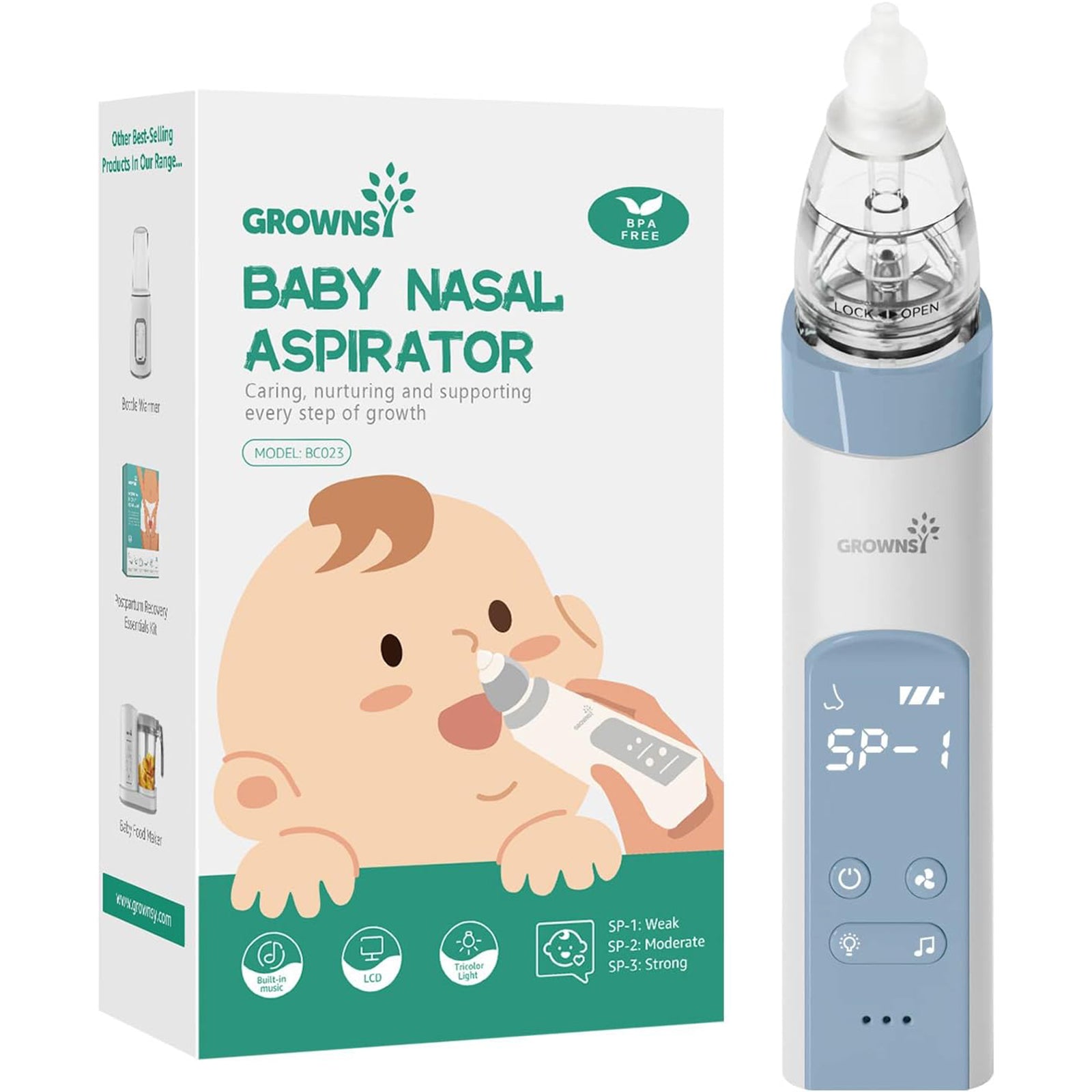 Using nose deals suction on baby