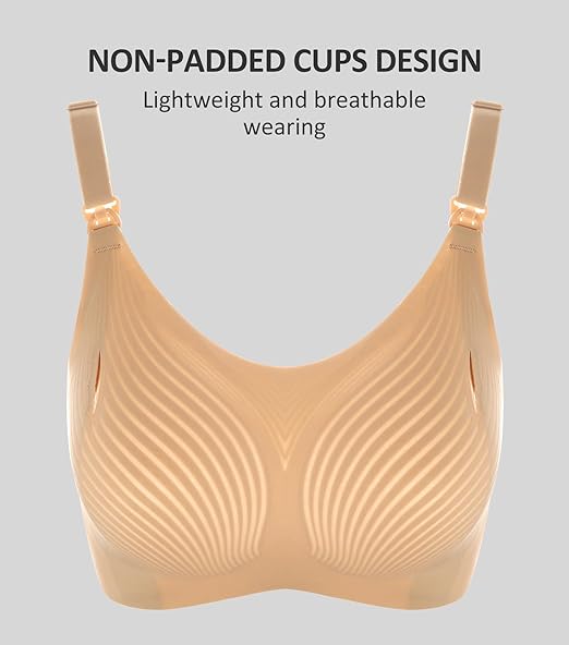 pumping bra hands free non-padded cups design