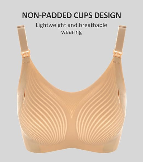 pumping bra hands free non-padded cups design