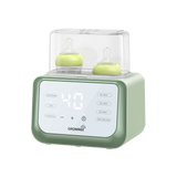 Green 8-in-1 Baby Bottle Warmer For Newborn with Dual Bottle Capacity