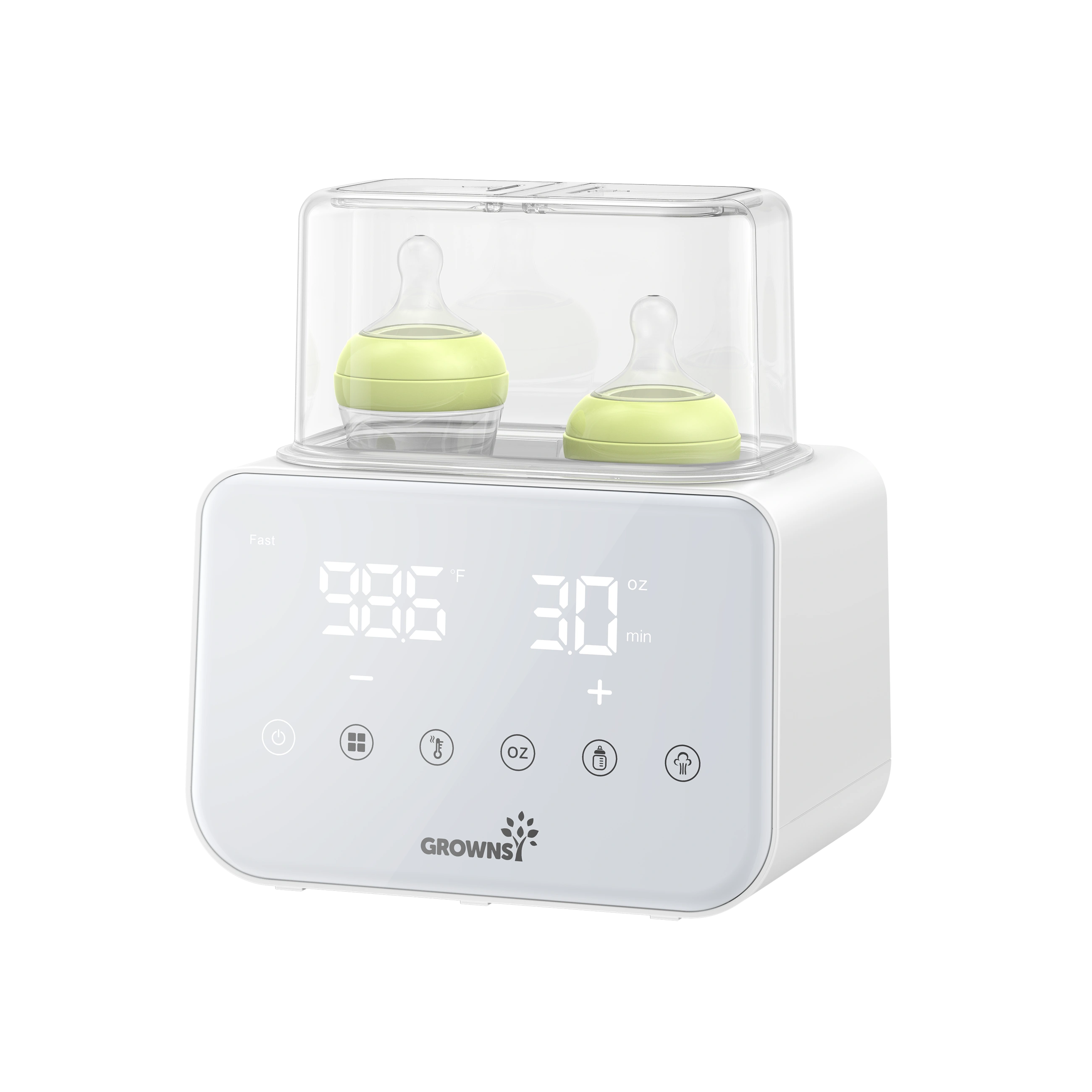 10-in-1 Dual Bottle Warmers with Precise Temperature Control