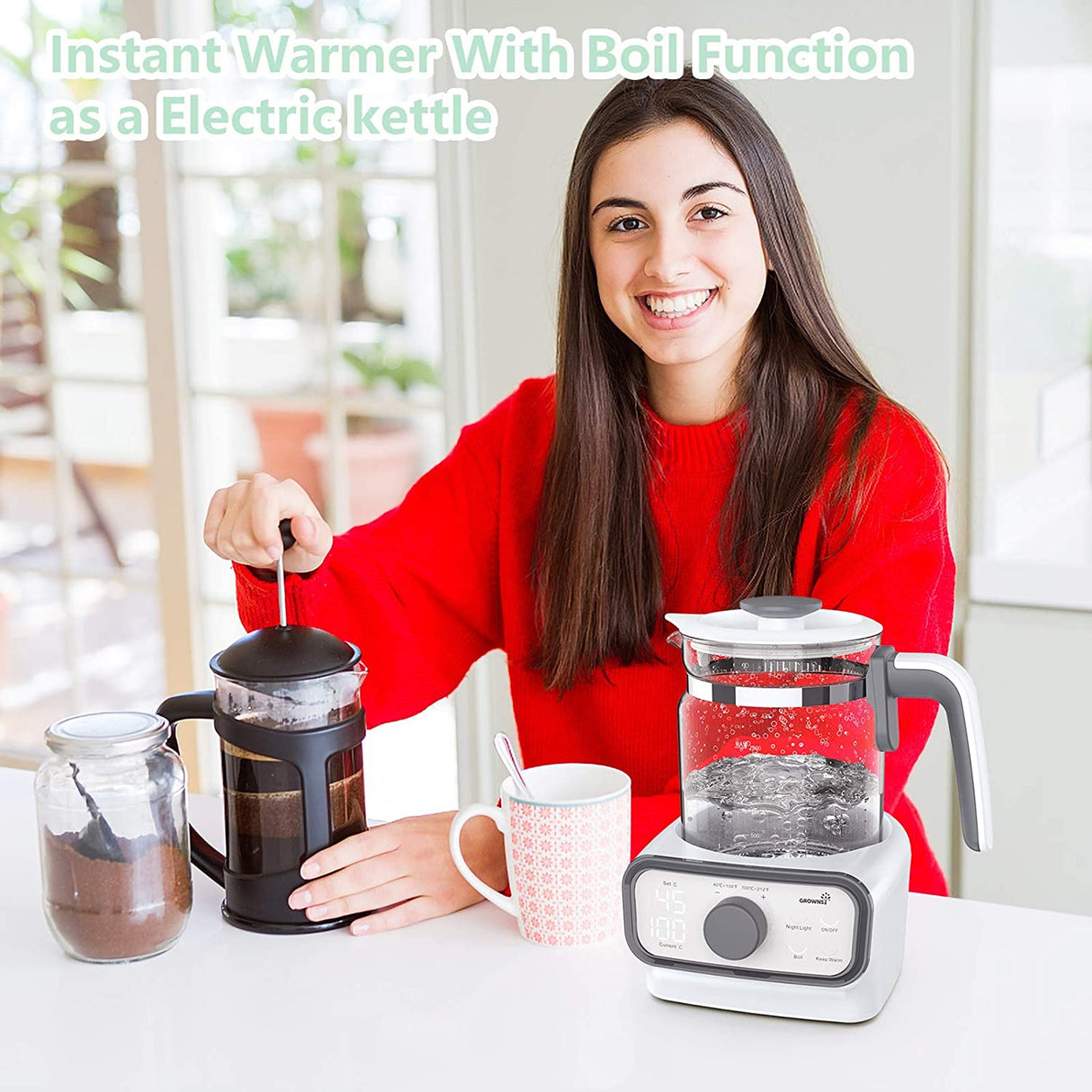 Baby Instant Warmer – Bottle Warmer, Formula Dispenser, Kettle