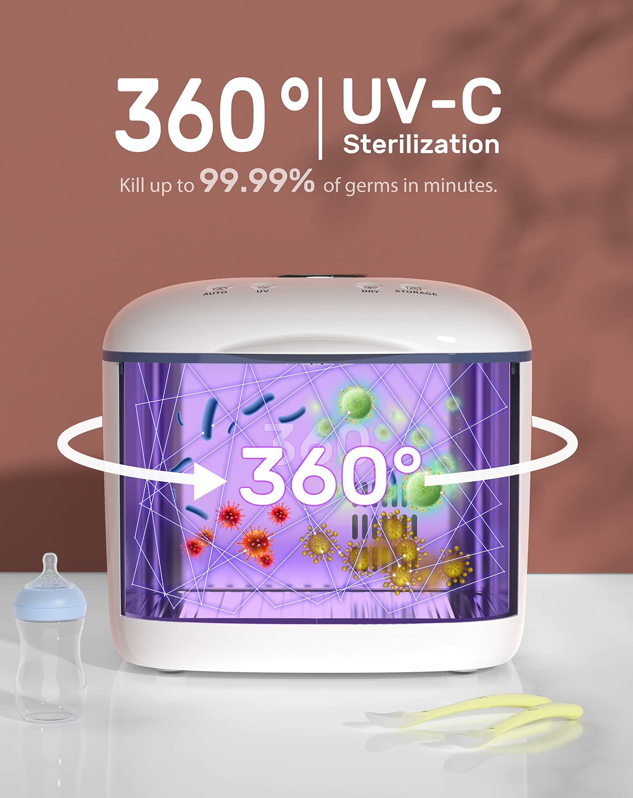 Uv light baby bottle hot sale sterilizer